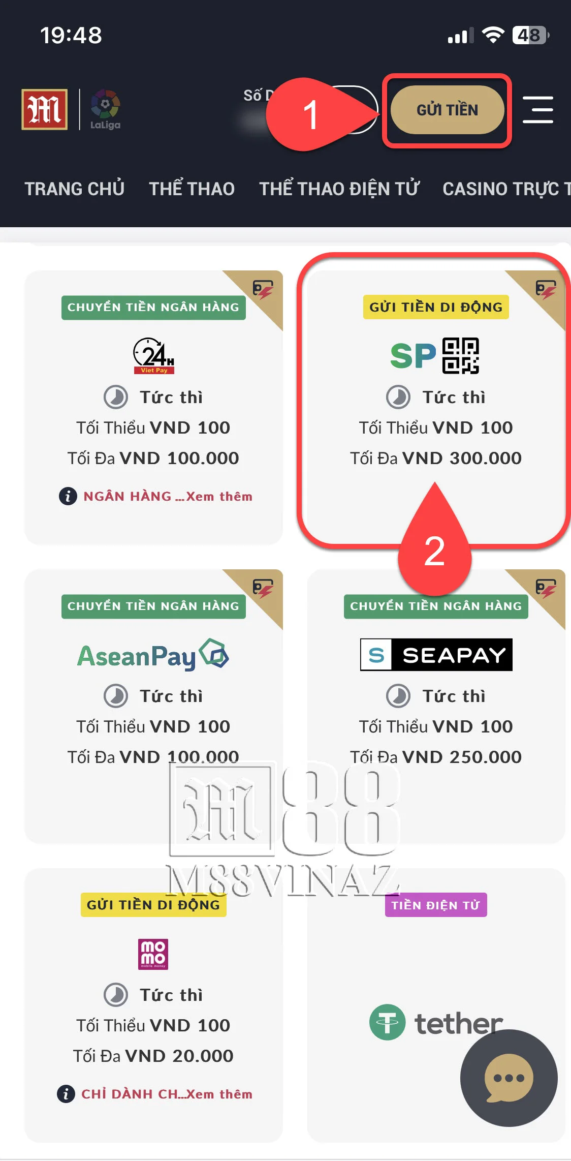 huong-dan-nap-tien-m88-qua-QR-Pay